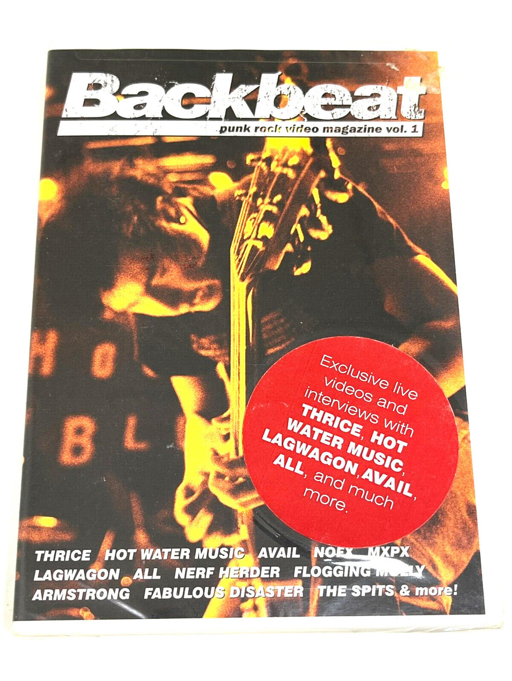 Backbeat DVD - Brand New Sealed (Punk Rock Video Magazine Vol. 1) - Region Free